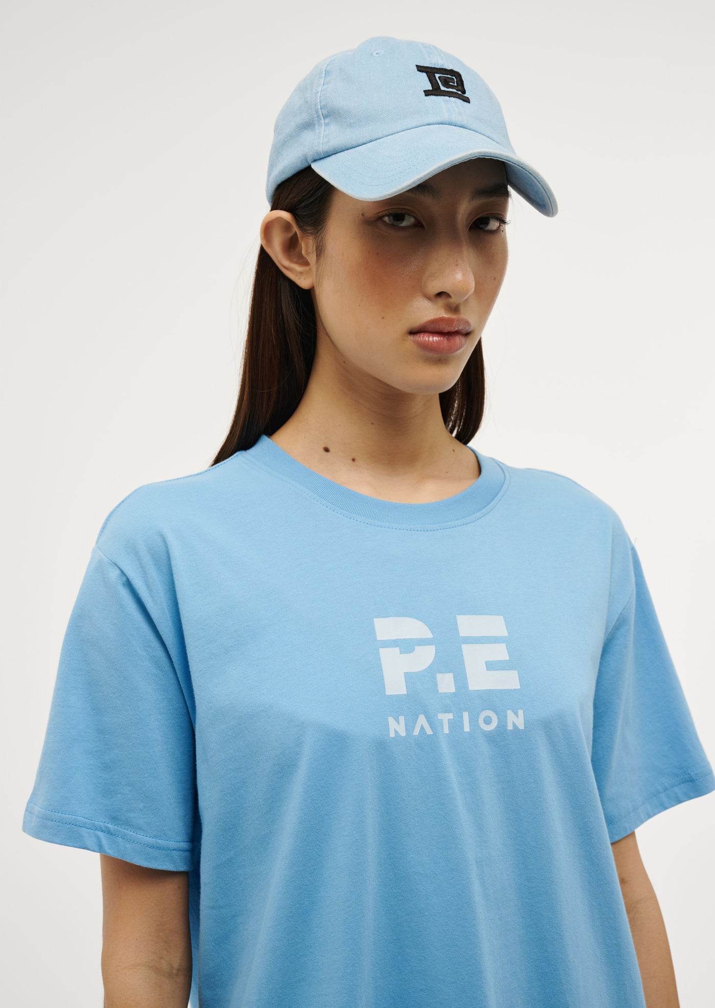 HEADS UP 2 TEE IN BRIGHT BLUE