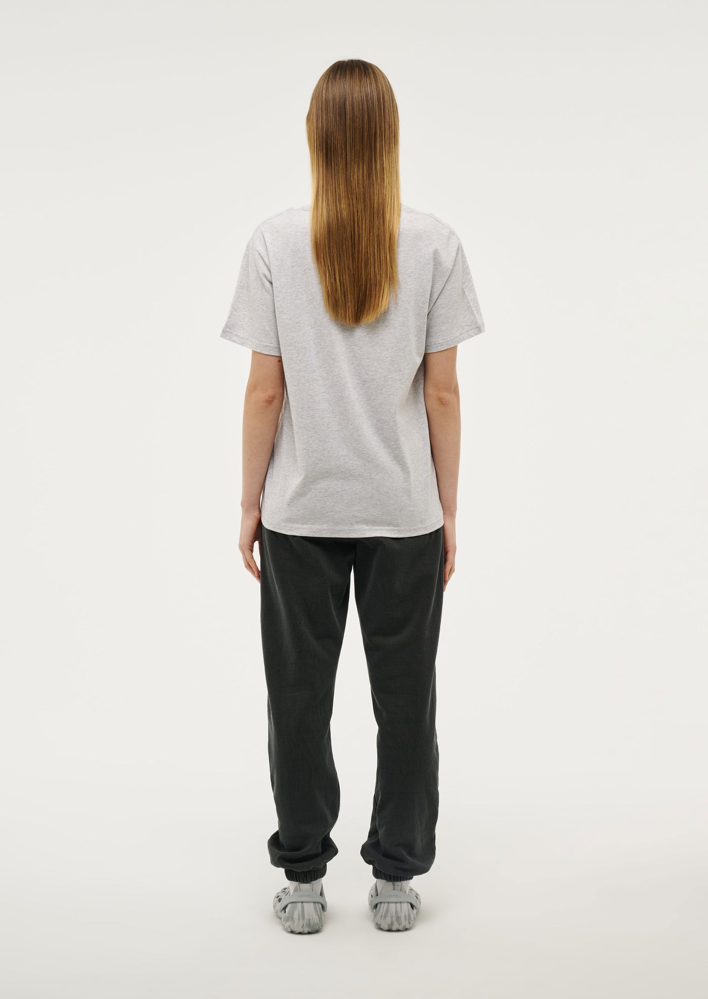 HEADS UP 2 TEE IN GREY MARLE