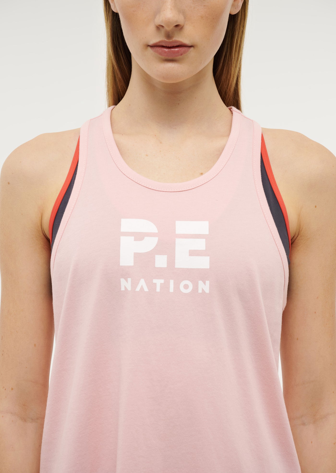 REUNION TANK IN CRYSTAL ROSE