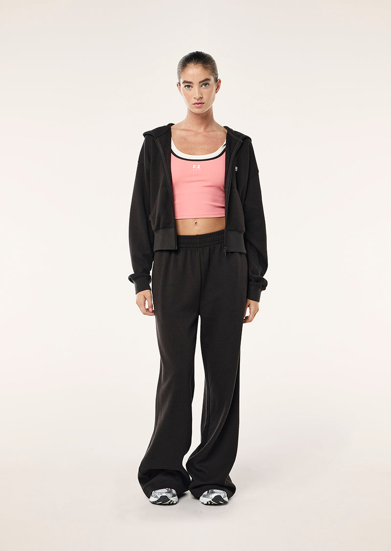 PRINTEMPS ZIP THROUGH IN LICORICE