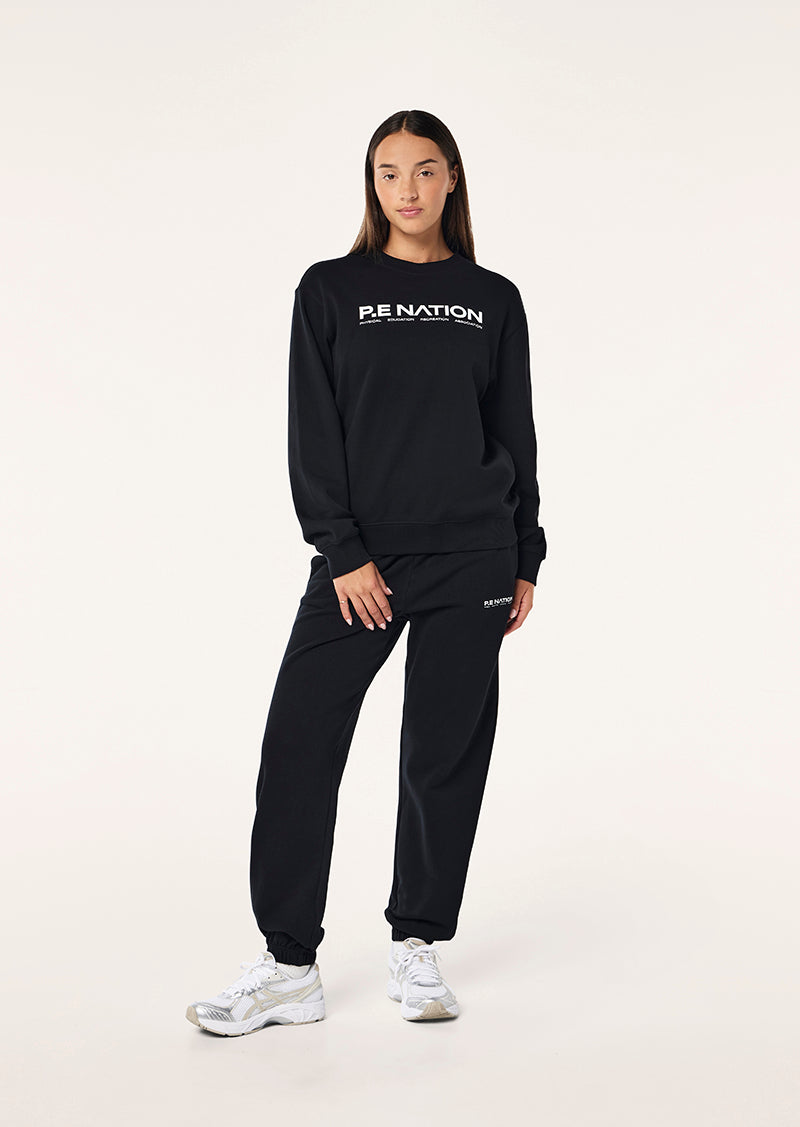 QUALIFY TRACKPANT IN BLACK