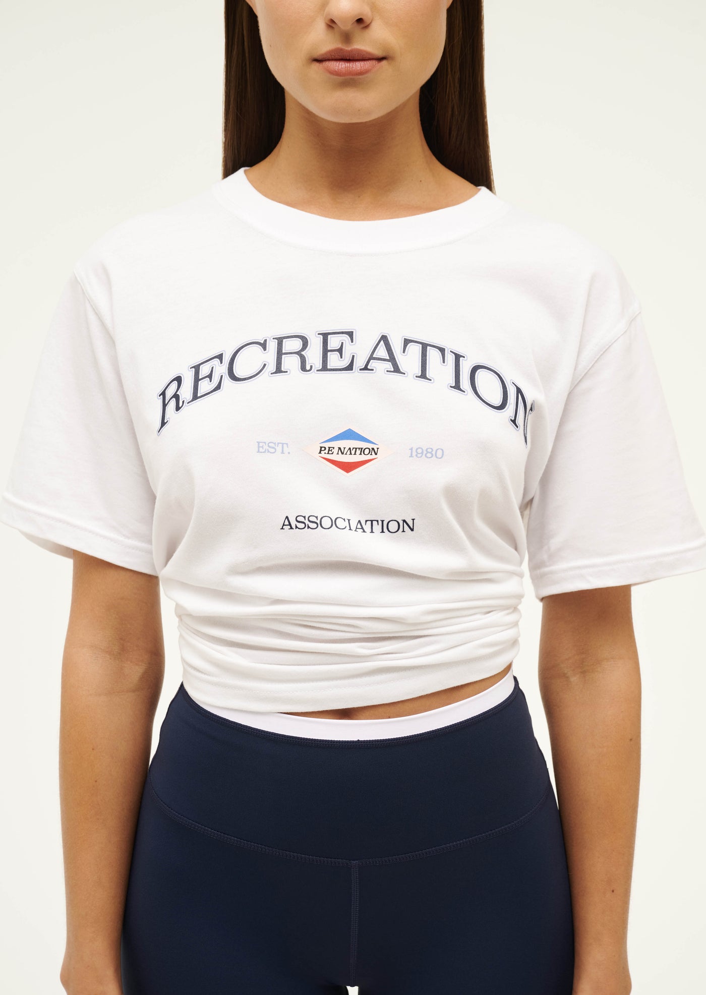 RECREATION TEE IN OPTIC WHITE