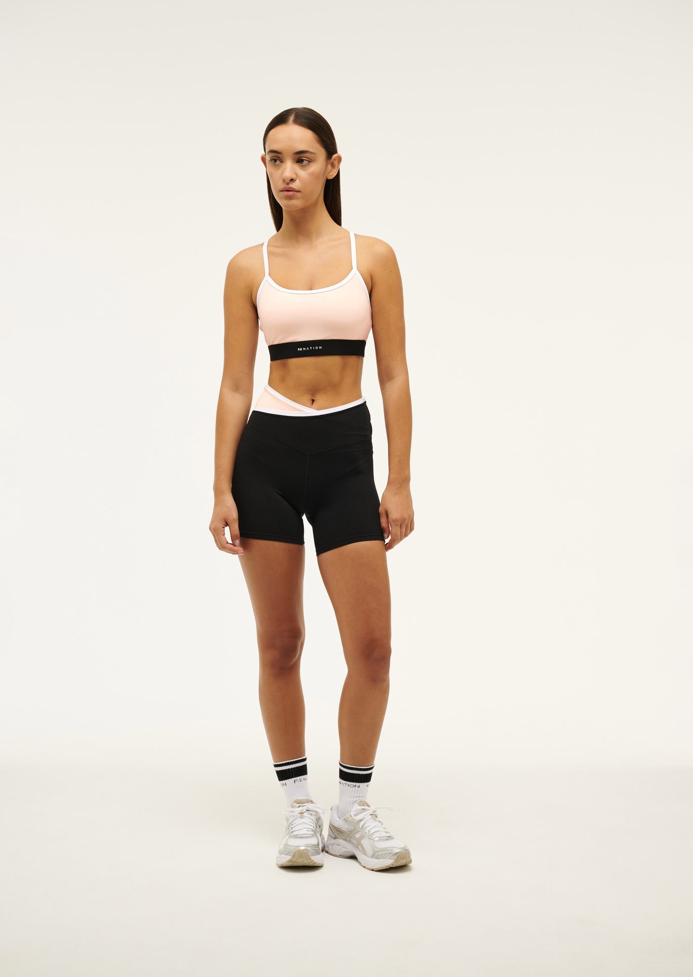 SIGNATURE SPORTS BRA IN BLUSH