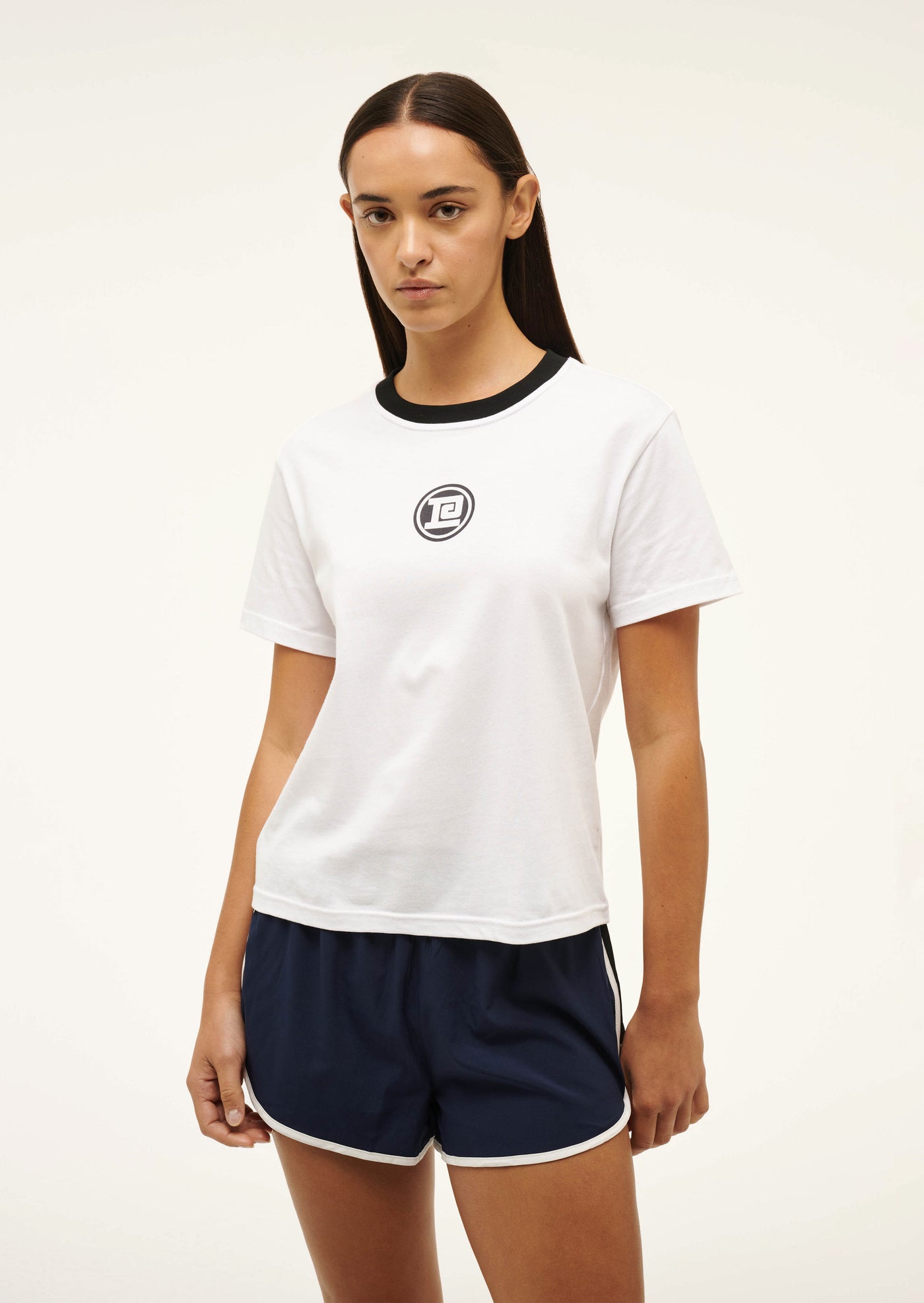 SPORTIVE SHORT SLEEVE TEE IN OPTIC WHITE