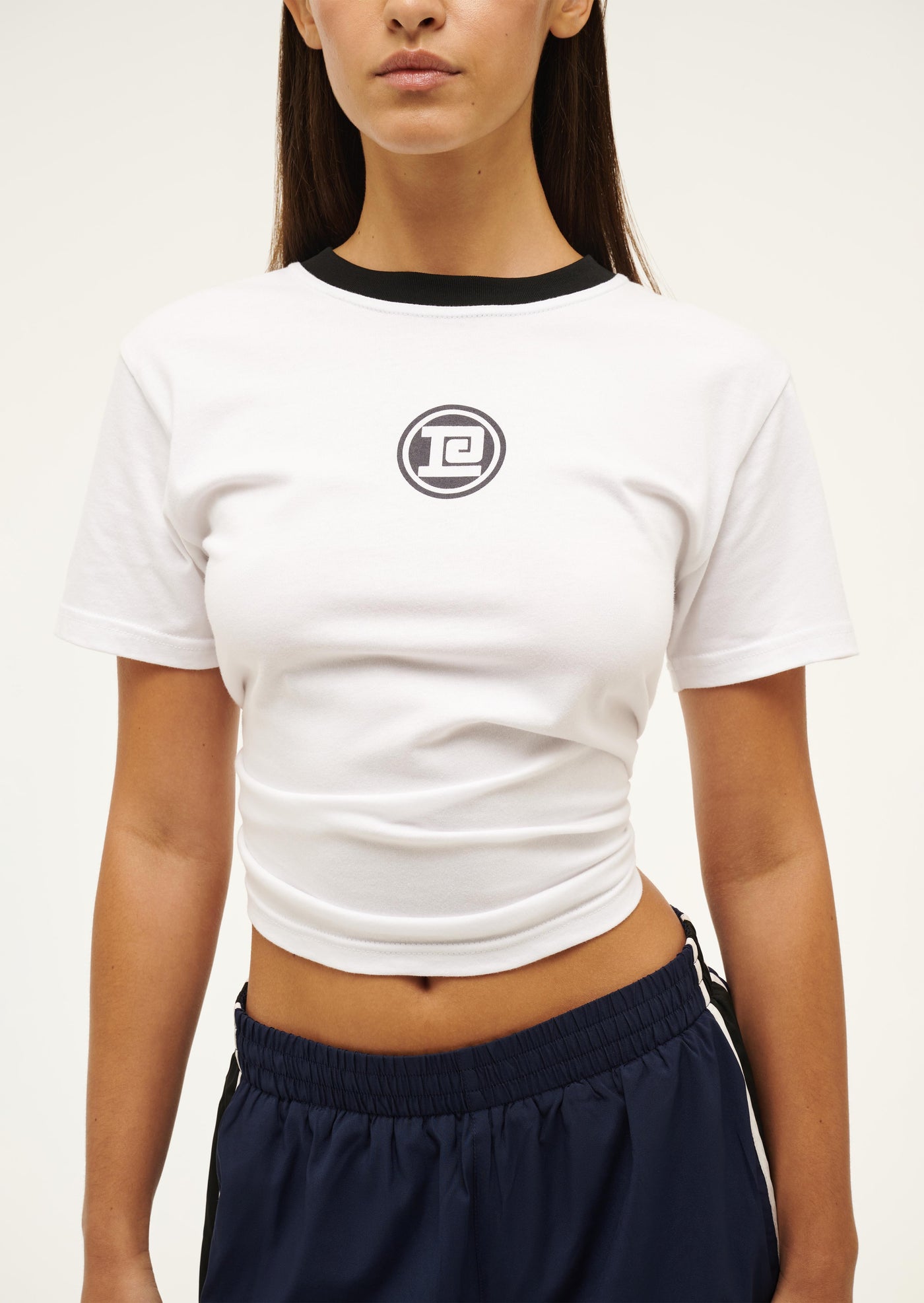 SPORTIVE SHORT SLEEVE TEE IN OPTIC WHITE