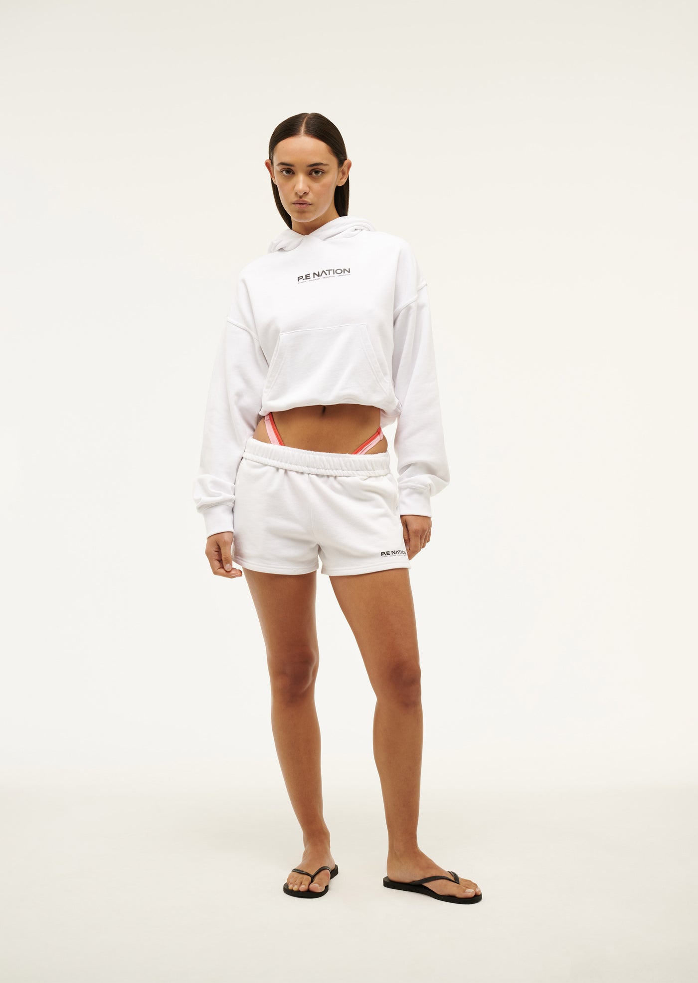 TRANSITION HOODIE IN OPTIC WHITE