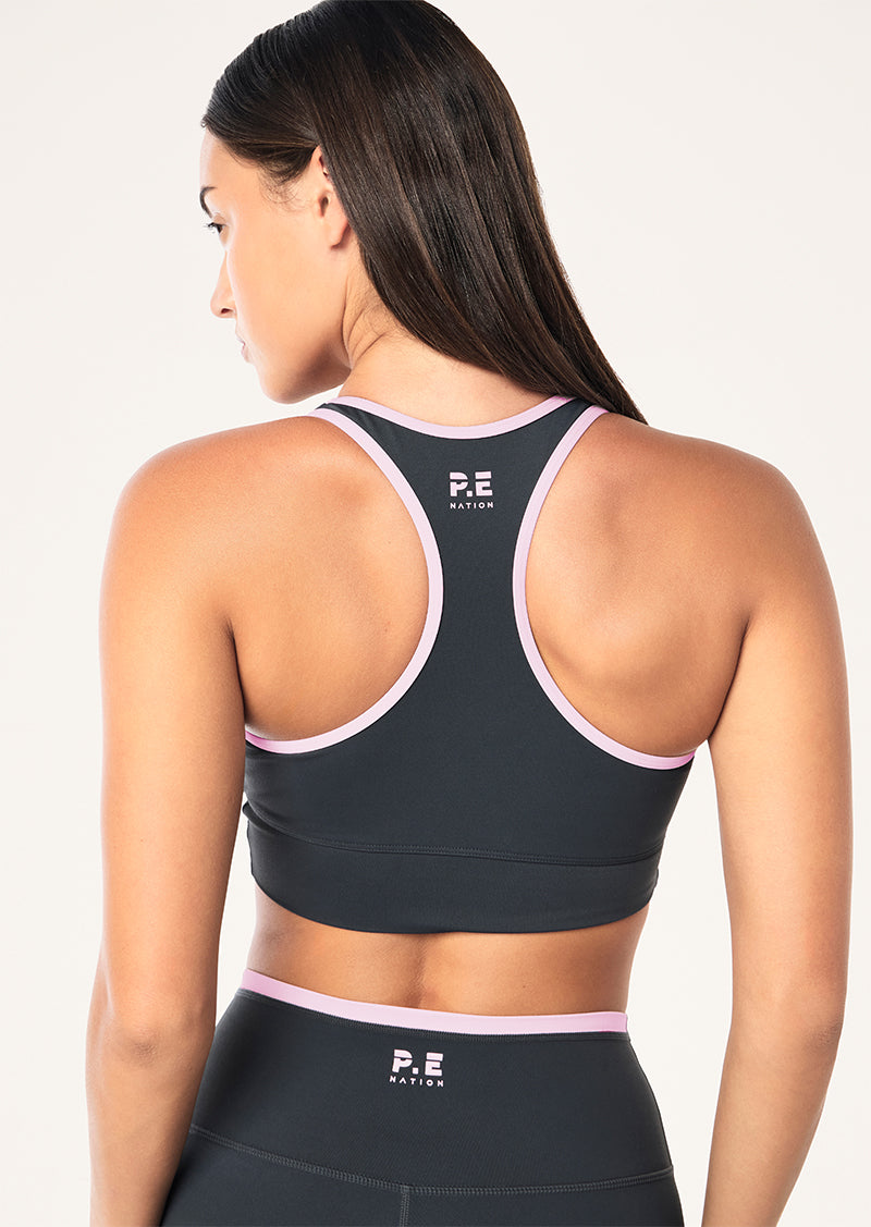 VITA SPORTS BRA IN ASPHALT